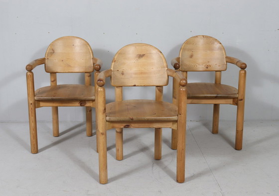 Image 1 of Set de 3 chaises de Rainer Daumiller, années 1980