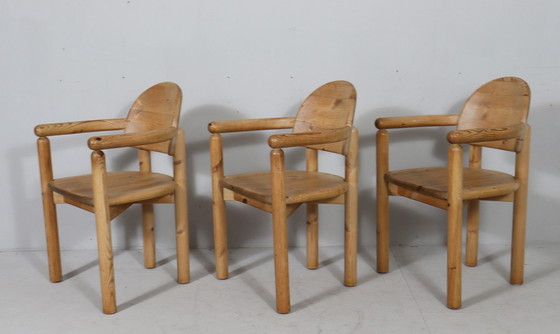 Image 1 of Set de 3 chaises de Rainer Daumiller, années 1980