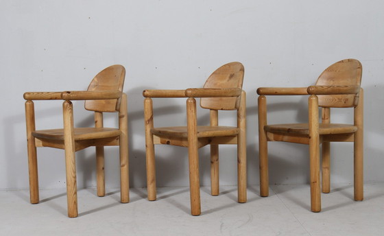 Image 1 of Set de 3 chaises de Rainer Daumiller, années 1980