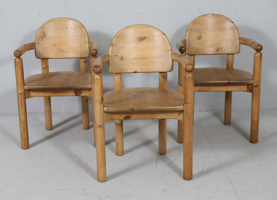 Image 1 of Set de 3 chaises de Rainer Daumiller, années 1980