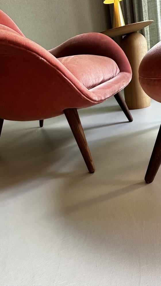 Image 1 of Fredericia The Swoon Chair + Ottoman