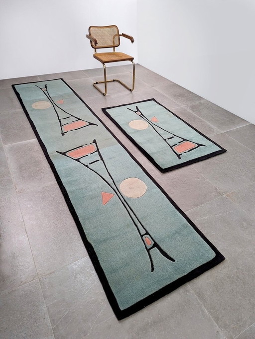 2X Tapis de John Günther 1990S