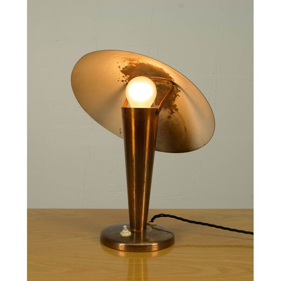 Image 1 of Paire de lampes de table vintage, Tchécoslovaquie 1930