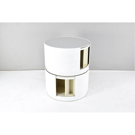 Image 1 of Paire de tables roulantes en bois vintage par Eugenio Gerli, Italie 1969