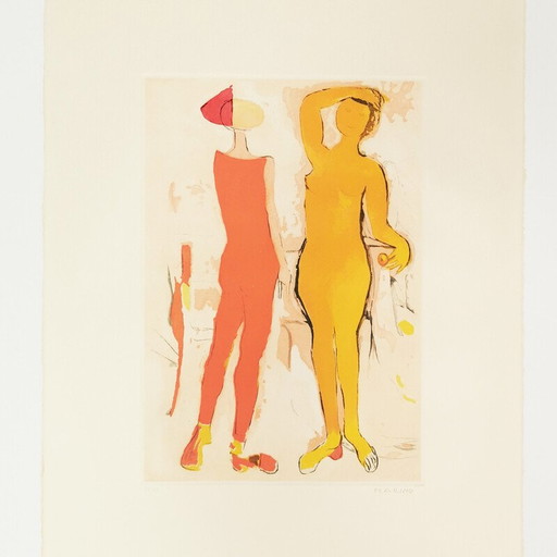 Peinture d'époque "Marino from Shakespeare" pour Zwr, Londres 1978