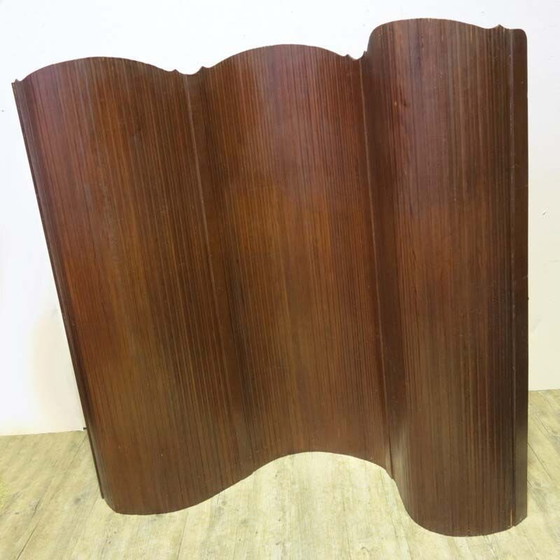 Image 1 of Paravent Vintage Art Déco par Jomain Baumann pour Melun Paris, 1940