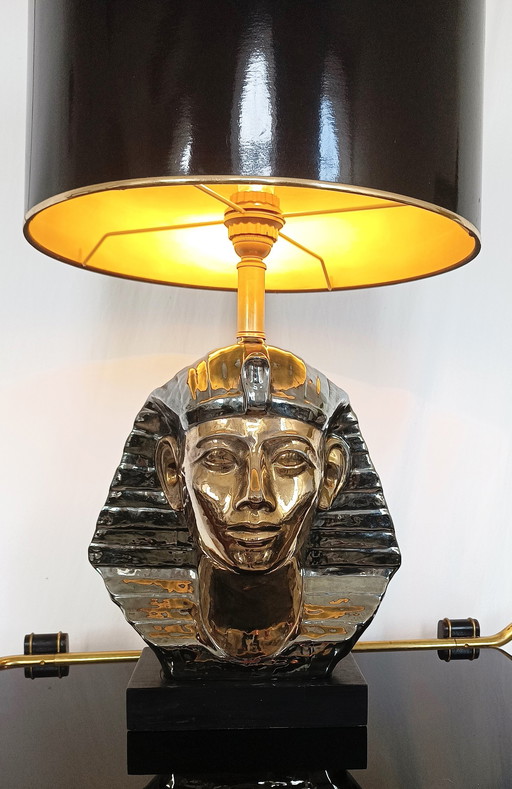 Lampe Faraoh des années 50 fabriquée en Italie