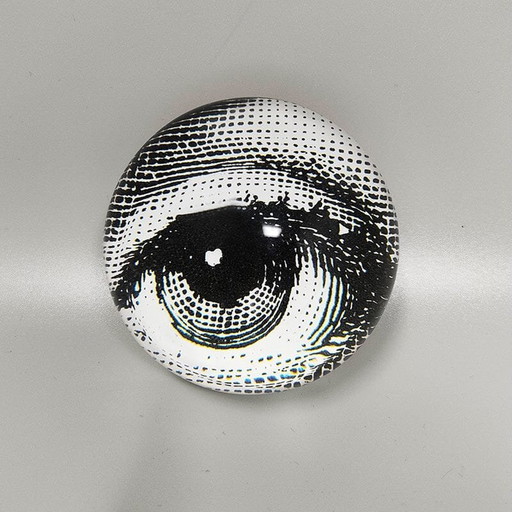 1970S Piero Fornasetti - Sphère de presse-papier en cristal étonnante. Fabriqué en Italie