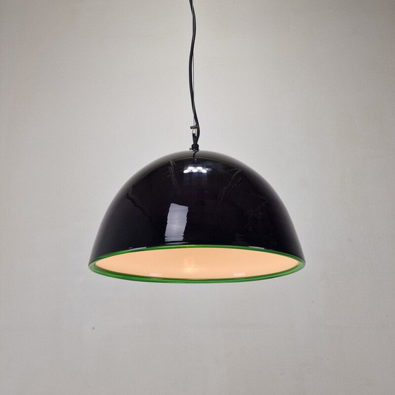 Image 1 of Lampe suspendue vintage en verre de Murano par Gae Aulenti pour Vistosi, Italie