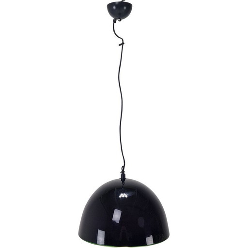 Lampe suspendue vintage en verre de Murano par Gae Aulenti pour Vistosi, Italie
