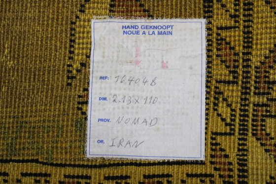 Image 1 of Tapis persan Ancien Ghashghaï Shiraz Tapis nomade 213 X 110 cm