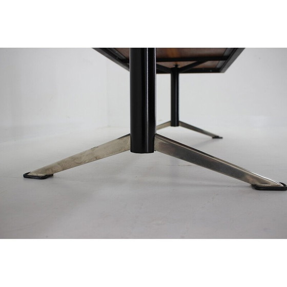 Image 1 of Table basse vintage en noyer, Tchécoslovaquie 1970