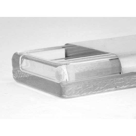 Image 1 of Boîte à cigares en verre vintage par Joe Colombo pour Arnolfo Di Cambio Italie, 1968