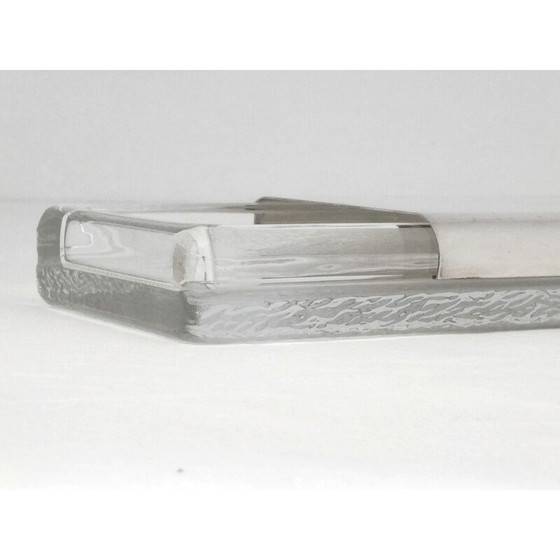 Image 1 of Boîte à cigares en verre vintage par Joe Colombo pour Arnolfo Di Cambio Italie, 1968