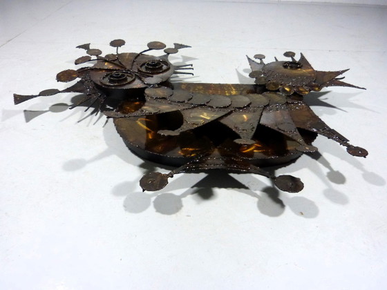 Image 1 of Henrik Horst Large Iron Brutalist Wall Sculpture