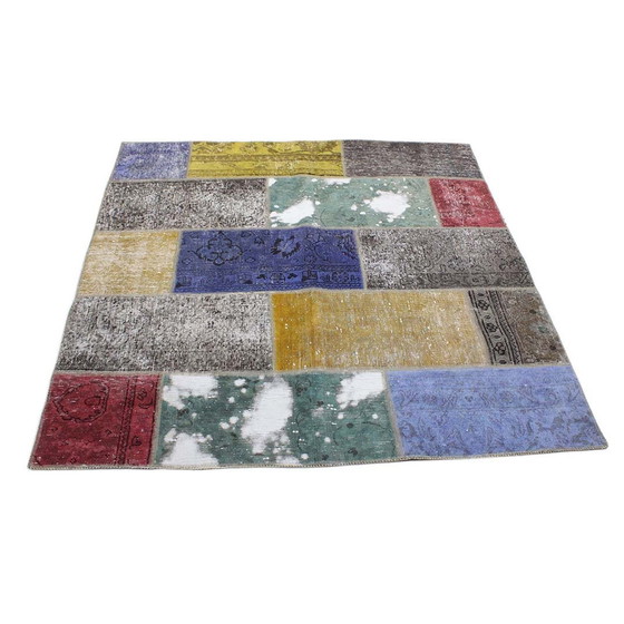 Image 1 of Tapis persan Patchwork 145X145 N°:2532