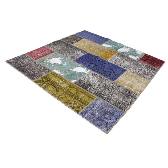 Image 1 of Tapis persan Patchwork 145X145 N°:2532