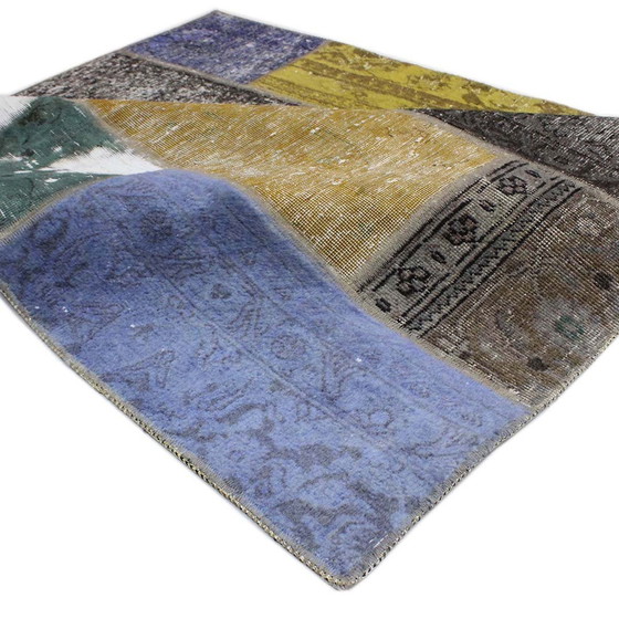 Image 1 of Tapis persan Patchwork 145X145 N°:2532