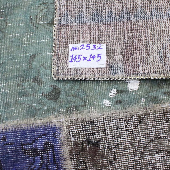 Image 1 of Tapis persan Patchwork 145X145 N°:2532