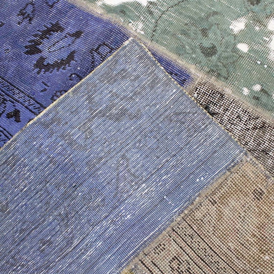 Image 1 of Tapis persan Patchwork 145X145 N°:2532