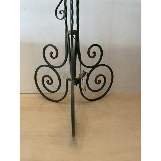 Image 1 of Lampadaire vintage en fer forgé