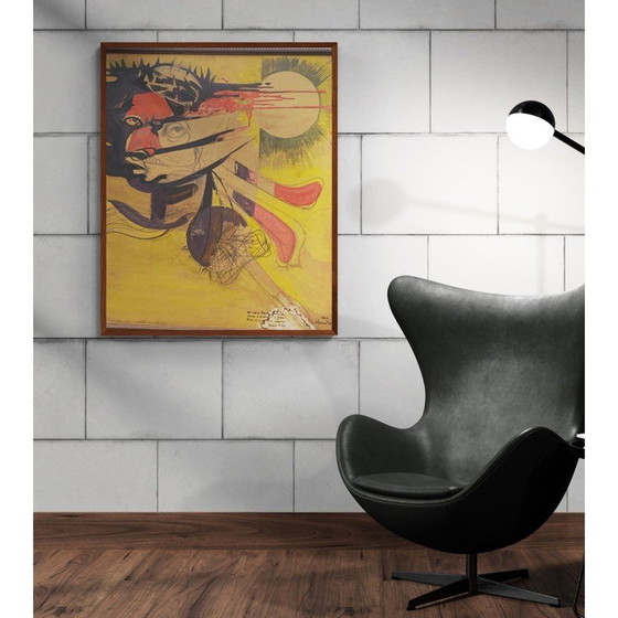 Image 1 of Peinture abstraite vintage, années 1960