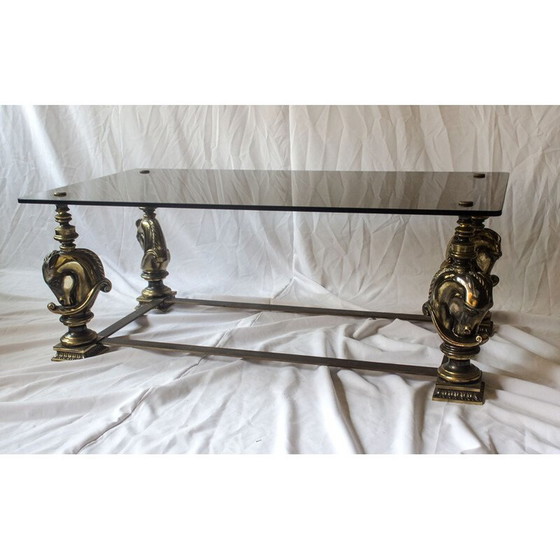 Image 1 of Table basse vintage à plateau rectangulaire, 1970