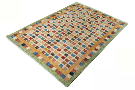 Tapis nomade Gabbeh noué à la main - 234 X 172 cm