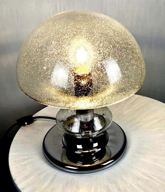 Image 1 of Vintage Doria Leuchten - Lampe à poser - Champignon - Ø34M - 1960s - Allemagne