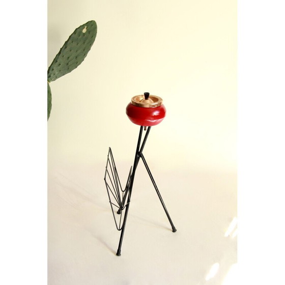 Image 1 of Porte-revues vintage en Mirtillo avec cendrier brillant Italie 1950s