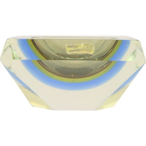 Cendrier vintage en verre Mandruzzato, 1970