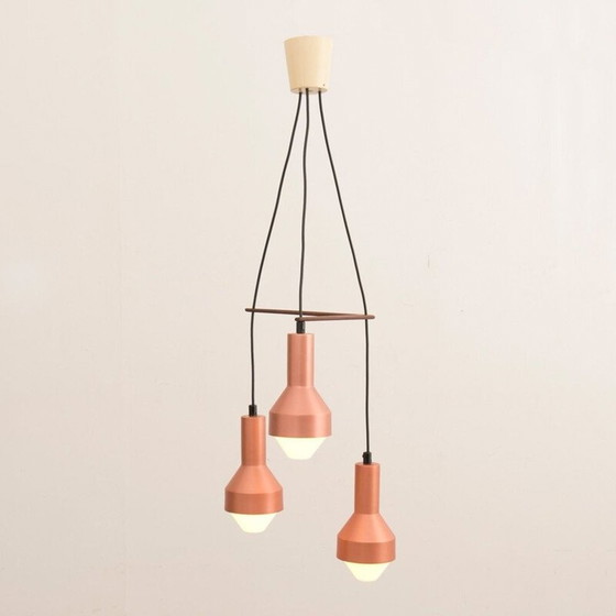Image 1 of Lustre vintage en cuivre anodisé par Tapio Wirkkala pour Idman