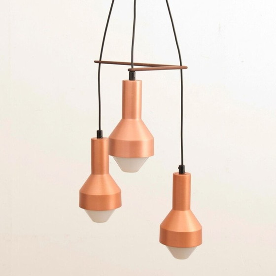 Image 1 of Lustre vintage en cuivre anodisé par Tapio Wirkkala pour Idman