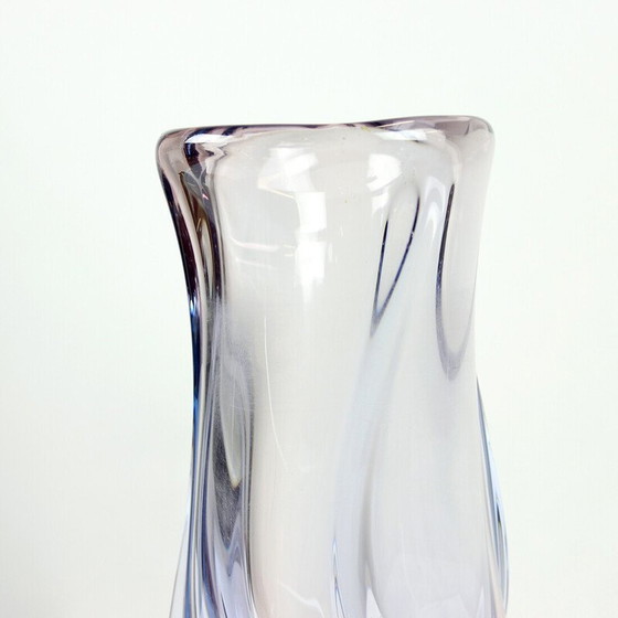 Image 1 of Vase vintage en verre de Murano par Josef Hospodka, Tchécoslovaquie 1960