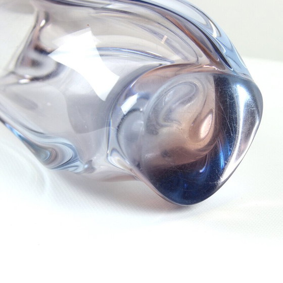 Image 1 of Vase vintage en verre de Murano par Josef Hospodka, Tchécoslovaquie 1960