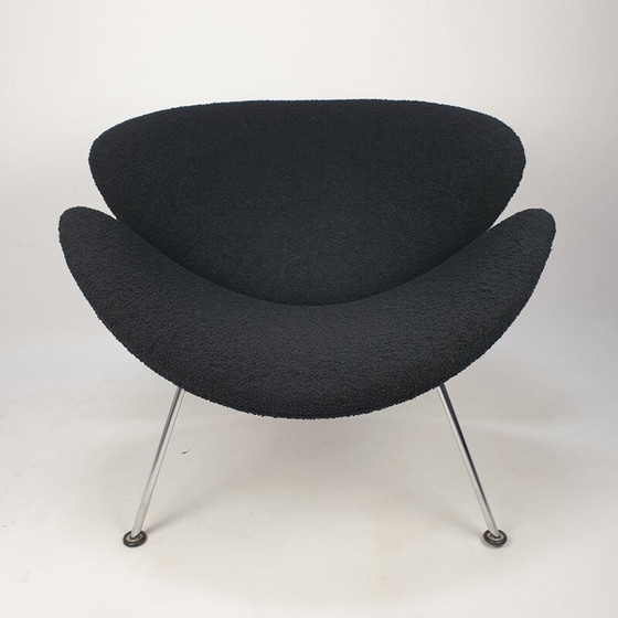 Image 1 of Fauteuil vintage à tranches orange par Pierre Paulin pour Artifort, 1980