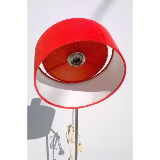 Image 1 of Lampadaire vintage Stilux rouge 1960