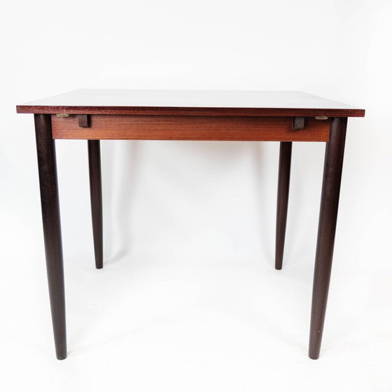 Image 1 of Table de salle à manger vintage en palissandre avec plateaux à rallonge par Arne Vodder, années 1960