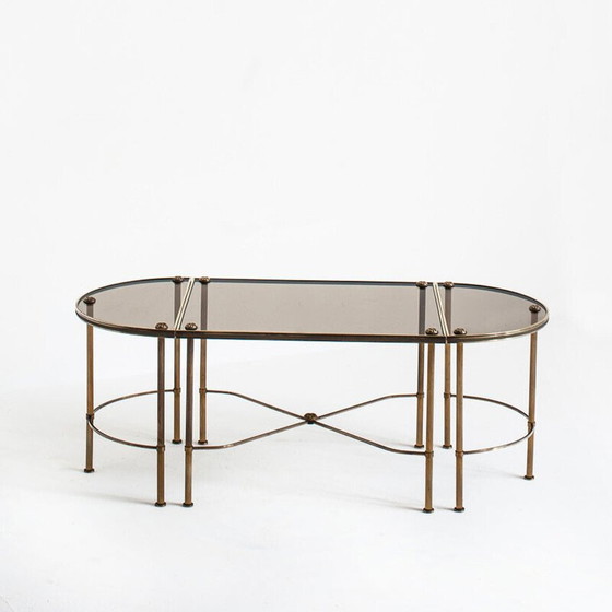 Image 1 of Table basse vintage en trois parties par Maison Jansen, France 1960