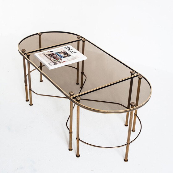 Image 1 of Table basse vintage en trois parties par Maison Jansen, France 1960