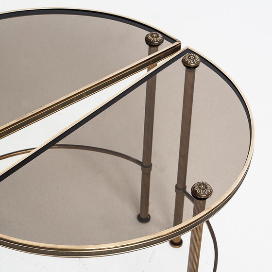 Image 1 of Table basse vintage en trois parties par Maison Jansen, France 1960