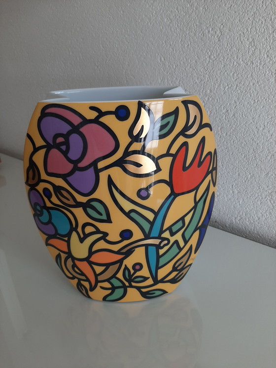 Image 1 of Vase à pointe en porcelaine Rosenthal Studio-Linie Taureau