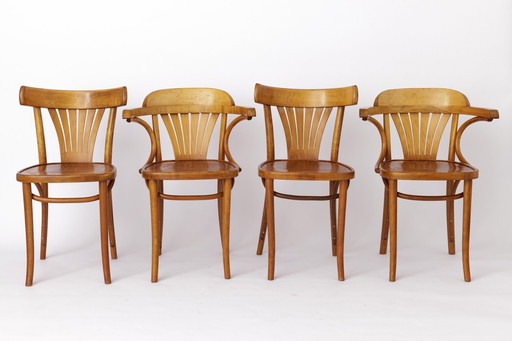 Chaises vintage par Radomsko Zmg, Pologne, bentwood, hêtre, 1970S