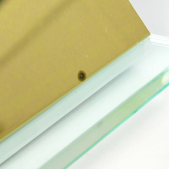 Image 1 of Applique vintage en laiton et acrylique pour Alaska Lux Lighting House Inc, Allemagne années 1980