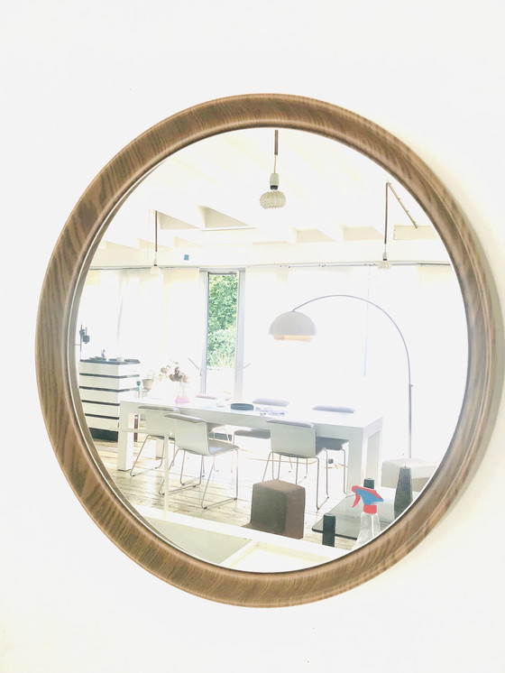 Image 1 of Grand miroir rond vintage