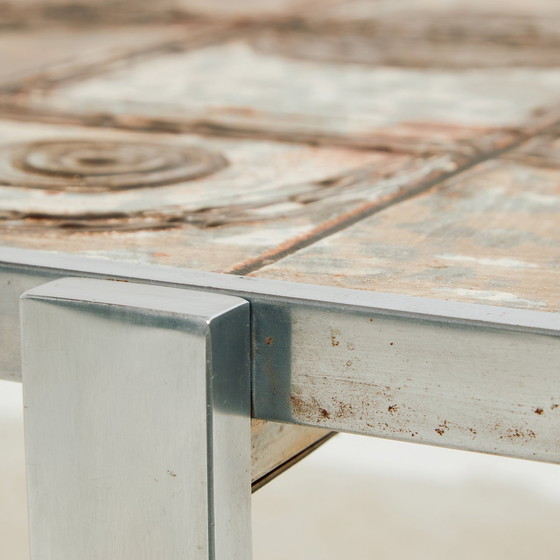 Image 1 of Mk10680 Table basse en acier et céramique