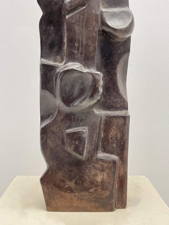 Image 1 of Sculpture cubiste en bronze