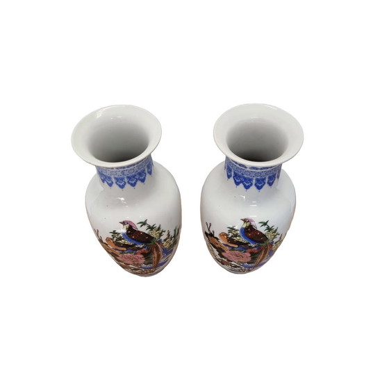 Image 1 of Vases vintage en porcelaine chinoise, 1970