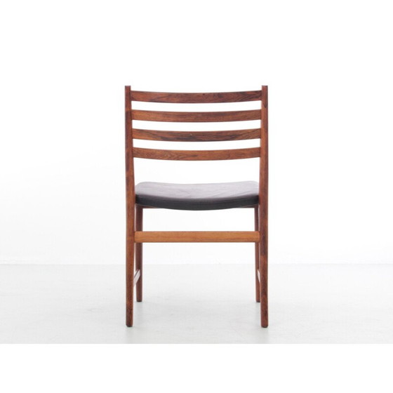 Image 1 of Ensemble de 5 chaises scandinaves vintage en bois de rose par Kai Lyngfeldt Larsen pour Søren Willadsen