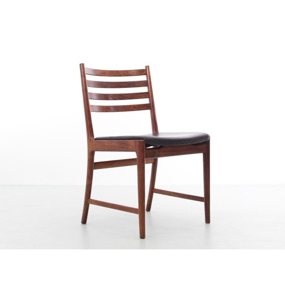 Image 1 of Ensemble de 5 chaises scandinaves vintage en bois de rose par Kai Lyngfeldt Larsen pour Søren Willadsen